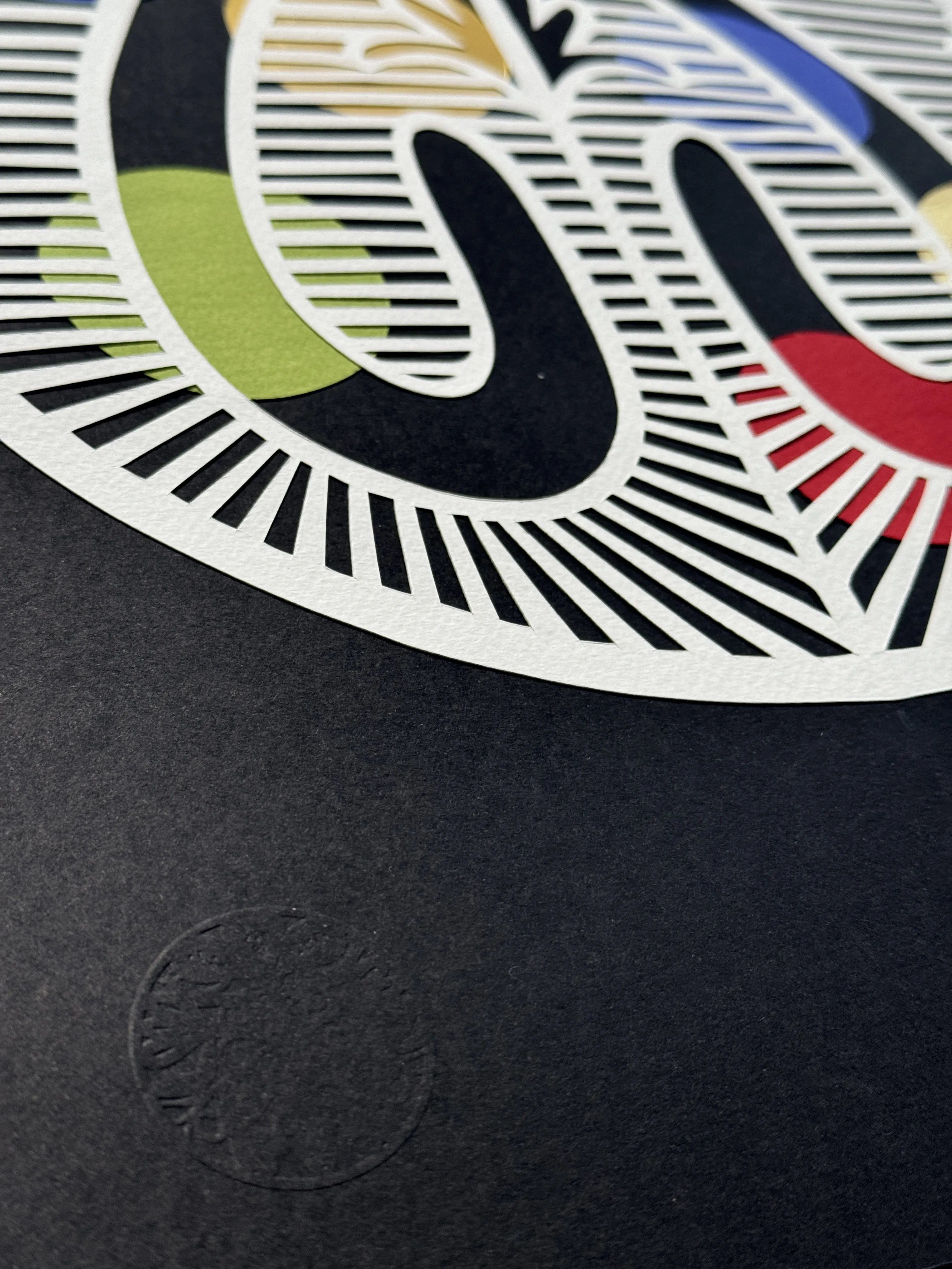 Obraz "Вужі" autorstwa Дарія Альошкіна, rozmiar: 50х40см, medium Папір, część serii Витинанка-писанка(за мотивами подільських писанок), cena: €100 Zdjęcie 3 z 4.