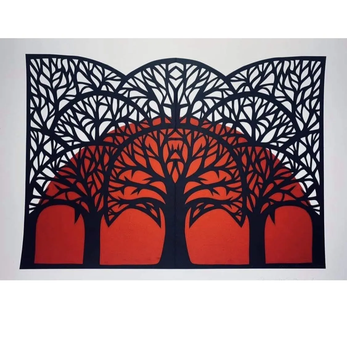 Image of "Сонце сідає" by Дарія Альошкіна, size: 50*35, 50*40, Папір medium, priced at €100