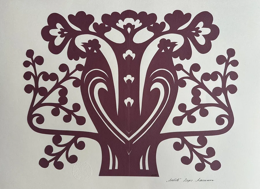 Image of Соловї by Дарія Альошкіна, size: 50*35, 50*40, Папір medium, priced at €70