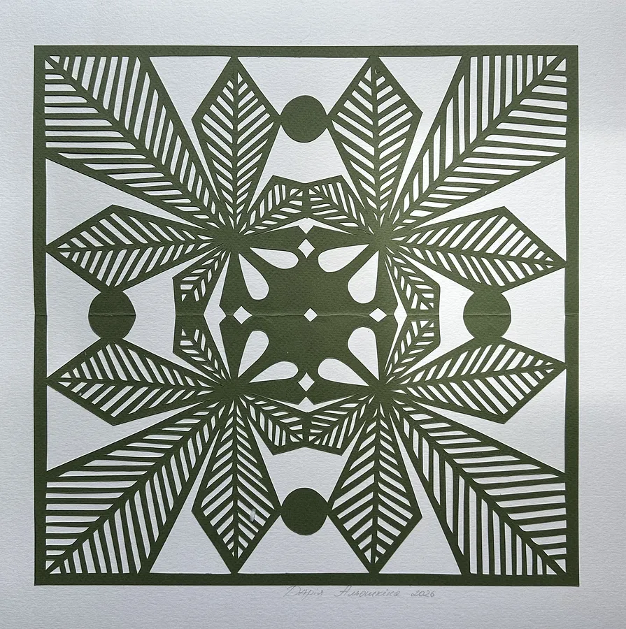 Obraz Каштан 2026 квадрат autorstwa Daria Aloszkina, rozmiar: 35*50, medium Papier, część serii Природа